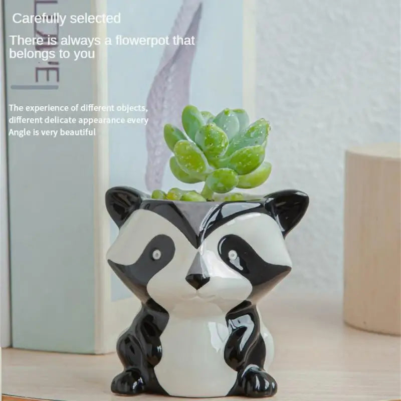 Cute Cartoon Animal Flowerpots