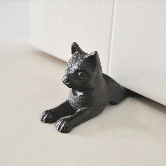 Cast Iron Cat Door Stopper